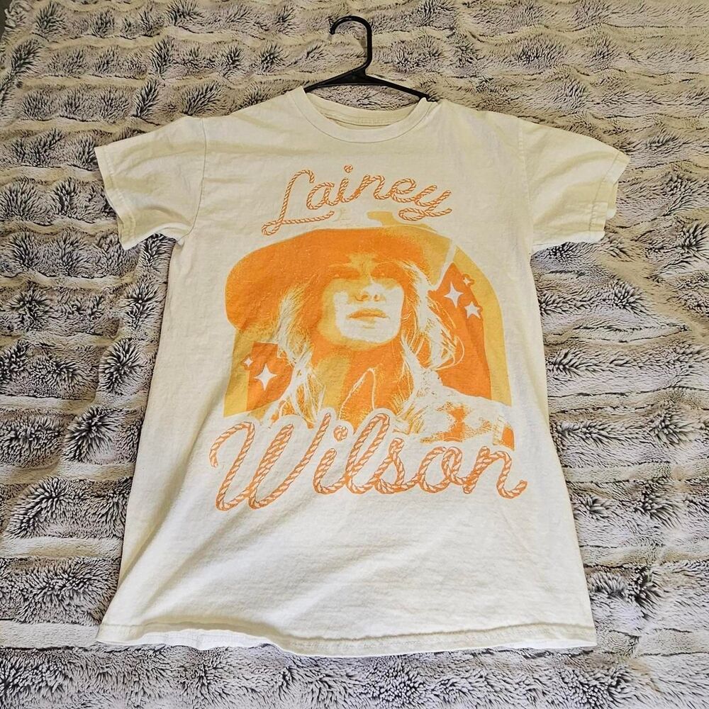 Unbranded Women's White and Orange T-shirt
